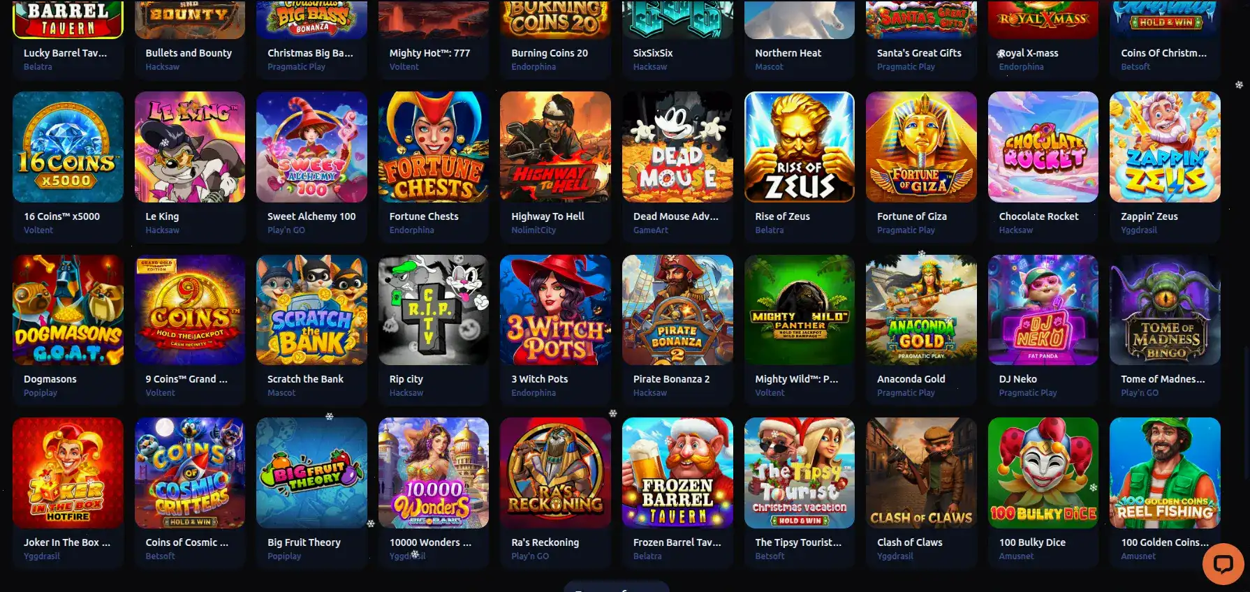 Игровой зал казино Банда с автоматами